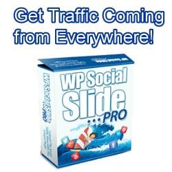 Get Traffic Coming from Everywhere - WP Social Slide Pro