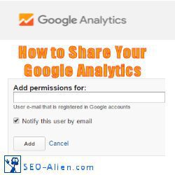 How to share your Google Analytics Account