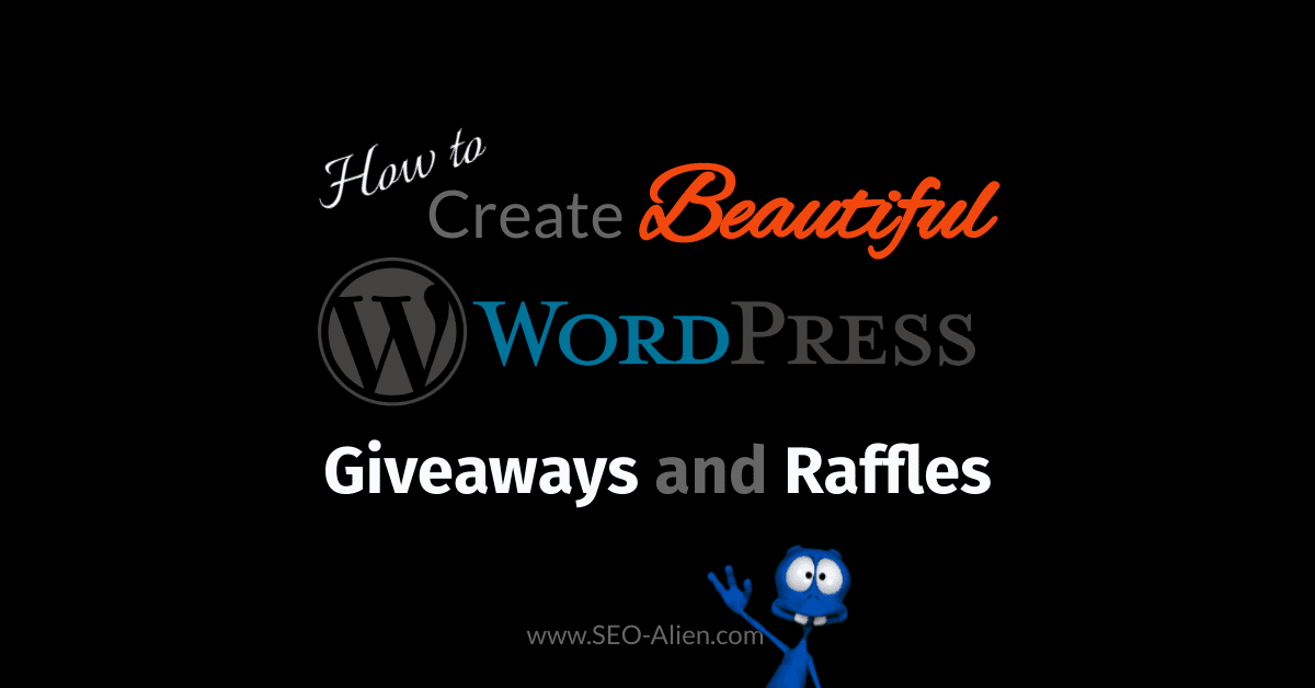 Create Beautiful WordPress Giveaways and Raffles