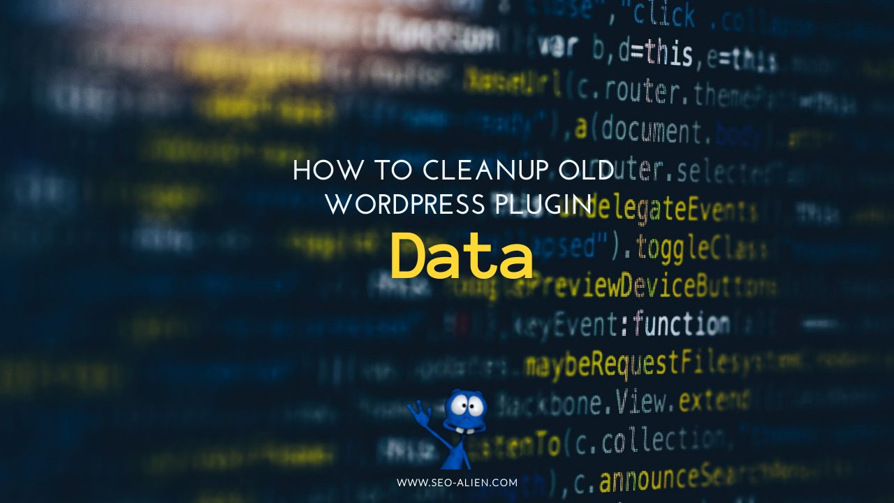 Cleanup Old Plugin Data