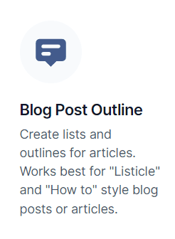 Blog Post Outline Generator Create a Blog Post Outline Generator