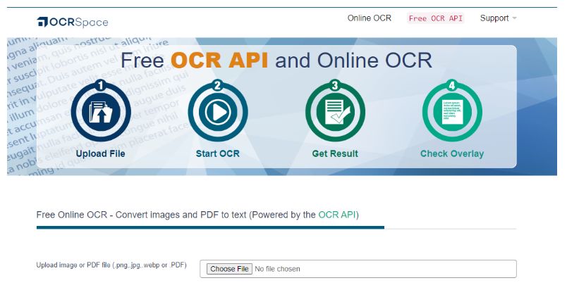 OCR Space OCR Space