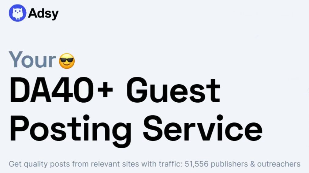 Adsy Guest Posting Service Adsy Guest Posting Service