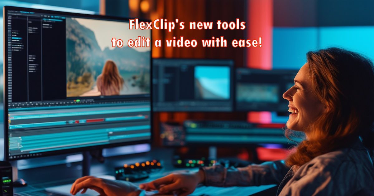 FlexClip's new tools to edit a video with ease FlexClip's new tools to edit a video with ease