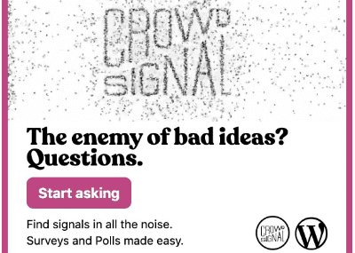 CrowdSignal – Create Awesome Surveys and Polls CrowdSignal – Create Awesome Surveys and Polls
